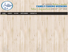 Tablet Screenshot of bcfamilyfishing.com